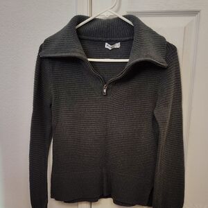 Sonoma  Charcoal Green Cowl Neck Sweater